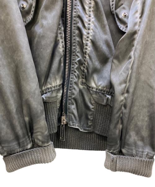 DSQUARED2（ディースクエアード）DSQUARED2 (ディースクエアード) GREY JACKET WITH POCKET MA-1 グレー サイズ:42の古着・服飾アイテム