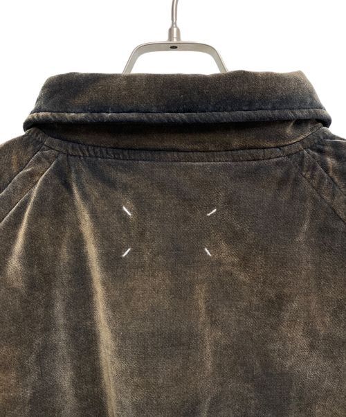 Maison Margiela（メゾンマルジェラ）Maison Margiela (メゾンマルジェラ) Velvet bomber jacket(ベルベットボンバージャケット) ブラウン サイズ:52の古着・服飾アイテム