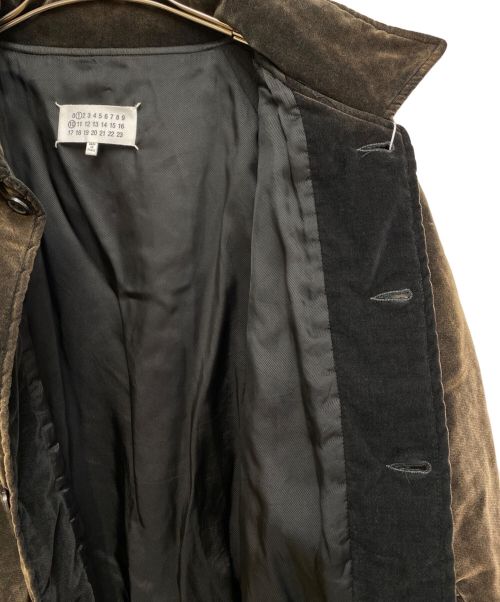 Maison Margiela（メゾンマルジェラ）Maison Margiela (メゾンマルジェラ) Velvet bomber jacket(ベルベットボンバージャケット) ブラウン サイズ:52の古着・服飾アイテム