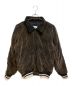 Maison Margiela（メゾンマルジェラ）の古着「Velvet bomber jacket(ベルベットボンバージャケット)」｜ブラウン