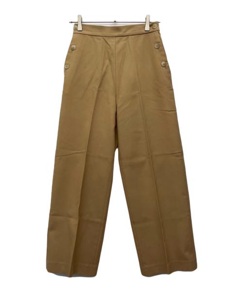 SOEJU（ソージュ）SOEJU (ソージュ) センタープレスマリンパンツ ベージュ サイズ:Sの古着・服飾アイテム