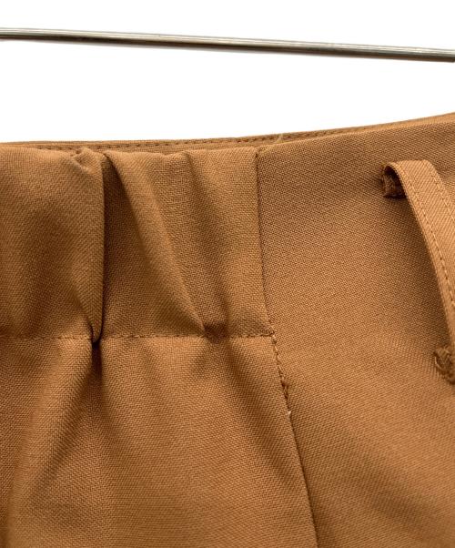 SOEJU（ソージュ）SOEJU (ソージュ) ソフトオックスセンタープレスストレートパンツ ブラウン サイズ:Sの古着・服飾アイテム