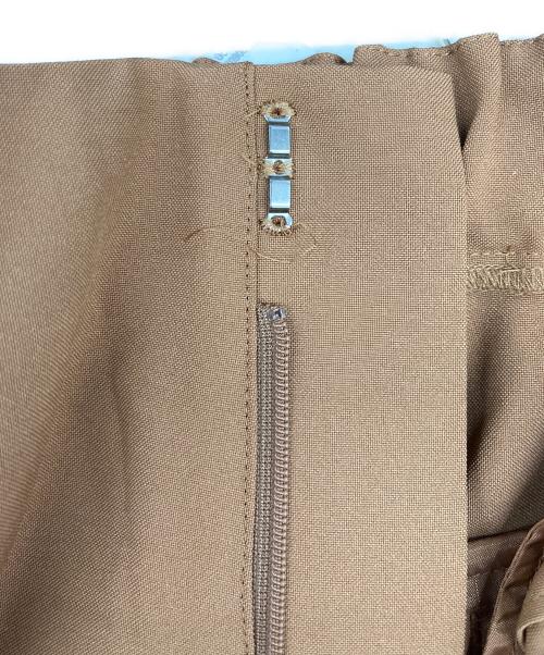 SOEJU（ソージュ）SOEJU (ソージュ) ソフトオックスセンタープレスストレートパンツ ブラウン サイズ:Sの古着・服飾アイテム