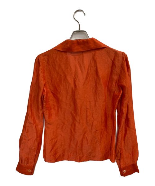 GUCCI（グッチ）GUCCI (グッチ) ジップシャツ オレンジ サイズ:40の古着・服飾アイテム