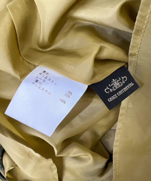 GRACE CONTINENTAL（（グレースコンチネンタル）GRACE CONTINENTAL (（グレースコンチネンタル) アブストラクトジャガードスカート オリーブ サイズ:36の古着・服飾アイテム