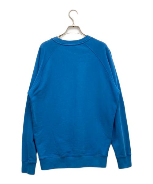 maison kitsune（メゾンキツネ）maison kitsune (メゾンキツネ) スウェット ブルー サイズ:Lの古着・服飾アイテム