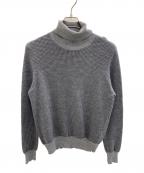 Settefili Cashmereセッテフィーリ カシミア）の古着「タートルネックニット」｜グレー