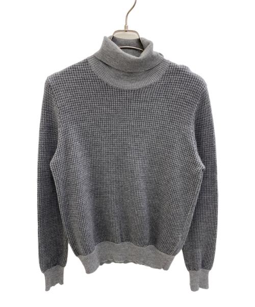 Settefili Cashmere（セッテフィーリ カシミア）Settefili Cashmere (セッテフィーリ カシミア) タートルネックニット グレー サイズ:XSの古着・服飾アイテム