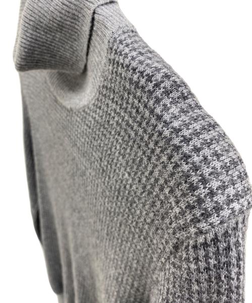 Settefili Cashmere（セッテフィーリ カシミア）Settefili Cashmere (セッテフィーリ カシミア) タートルネックニット グレー サイズ:XSの古着・服飾アイテム