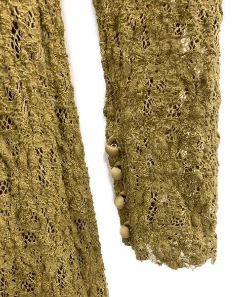 FRAY ID（フレイ アイディー）FRAY ID (フレイ アイディー) ストレッチレースロングワンピ オリーブ サイズ:1の古着・服飾アイテム