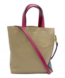 MARNI（マルニ）の古着「2WAYショルダーバッグ」｜ベージュ