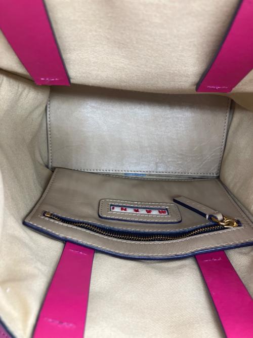 MARNI（マルニ）MARNI (マルニ) 2WAYショルダーバッグ ベージュの古着・服飾アイテム