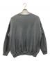 Drawer (ドゥロワー) コットンカシミヤ裏毛クルーネックプルオーバー グレー サイズ:2：8000円