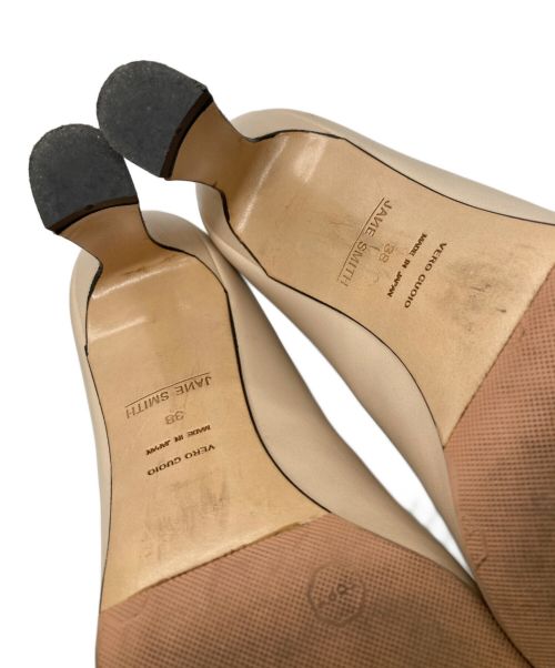 JANE SMITH（ジェーンスミス）JANE SMITH (ジェーンスミス) ショートブーツ ベージュ サイズ:38の古着・服飾アイテム