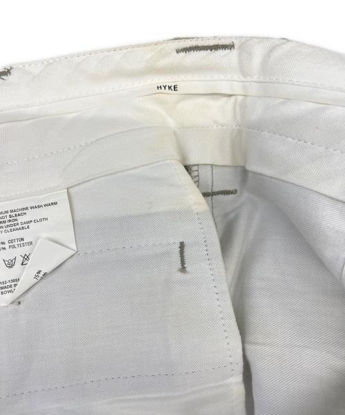 HYKE（ハイク）HYKE (ハイク) ワークワイドパンツ ベージュ サイズ:2の古着・服飾アイテム