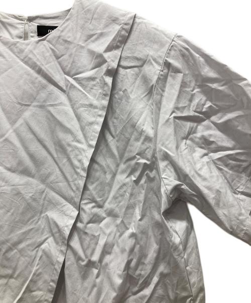 mizuiro-ind（ミズイロインド）mizuiro-ind (ミズイロインド) アシンメトリーレイヤードシャツ グレー サイズ:表記サイズ無しの古着・服飾アイテム