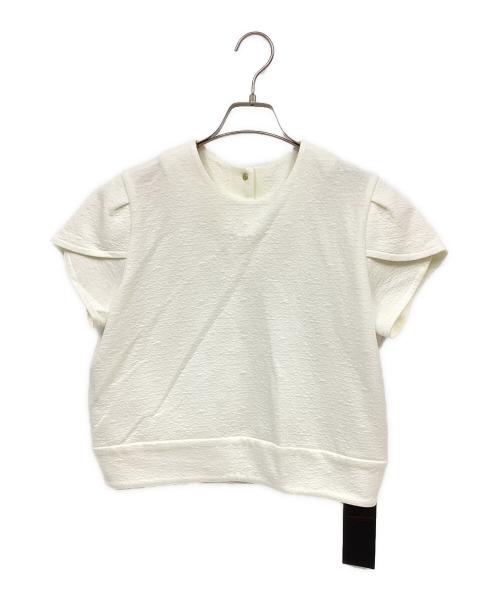 TOMORROW LAND collection（トゥモローランドコレクション）TOMORROW LAND collection (トゥモローランドコレクション) ナップコットン ペタルスリーブプルオーバー ホワイト サイズ:36 未使用品の古着・服飾アイテム