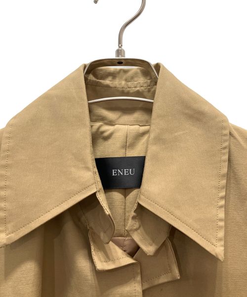 ENEU（エヌー）ENEU (エヌー) トレンチベストフレアワンピース キャメル サイズ:Fの古着・服飾アイテム