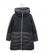 HERNOヘルノ）の古着「ウールコンビダウンコート」｜ブラック