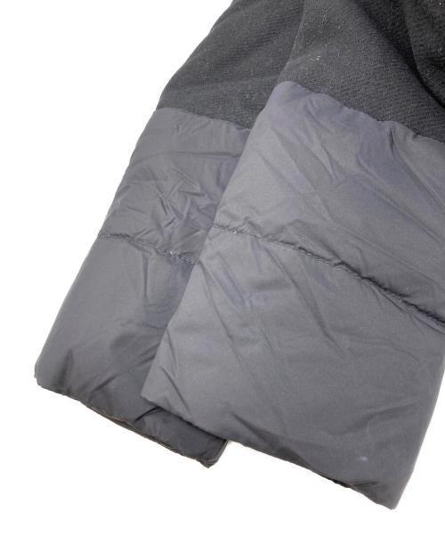 HERNO（ヘルノ）HERNO (ヘルノ) ウールコンビダウンコート ブラック サイズ:40の古着・服飾アイテム