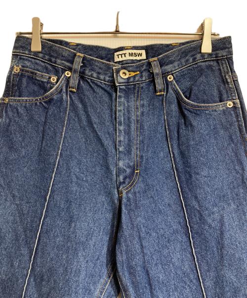 TTT MSW（ティー）TTT MSW (ティー) NEW STANDARD DENIM PANTS ブルー サイズ:Ｓの古着・服飾アイテム