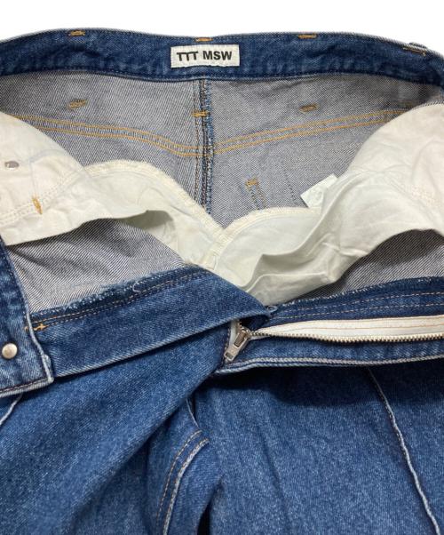 TTT MSW（ティー）TTT MSW (ティー) NEW STANDARD DENIM PANTS ブルー サイズ:Ｓの古着・服飾アイテム