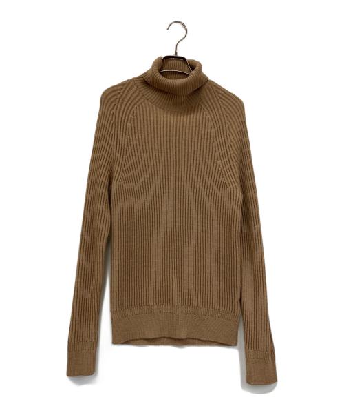 Zanone（ザノーネ）Zanone (ザノーネ) ミドルゲージ タートルネックニット ベージュ サイズ:48の古着・服飾アイテム