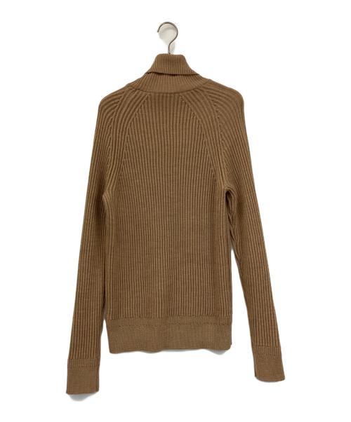 Zanone（ザノーネ）Zanone (ザノーネ) ミドルゲージ タートルネックニット ベージュ サイズ:48の古着・服飾アイテム