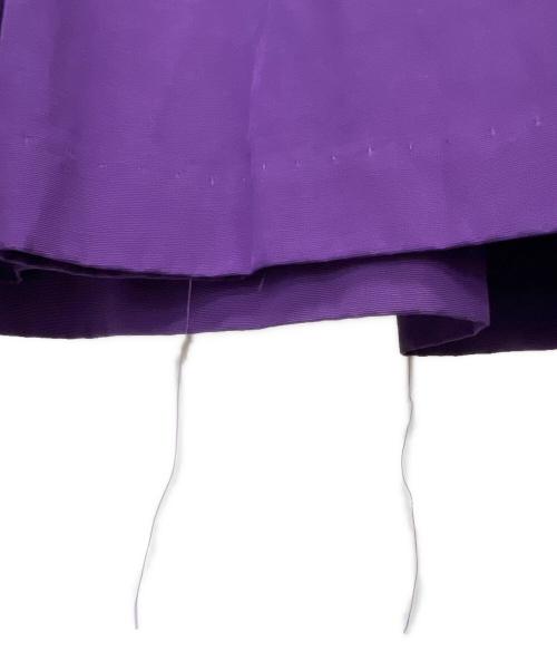 uncrave（アンクレイヴ）uncrave (アンクレイヴ) カラードレスフレアスカート パープルの古着・服飾アイテム