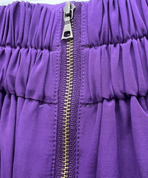 uncrave（アンクレイヴ）uncrave (アンクレイヴ) カラードレスフレアスカート パープルの古着・服飾アイテム