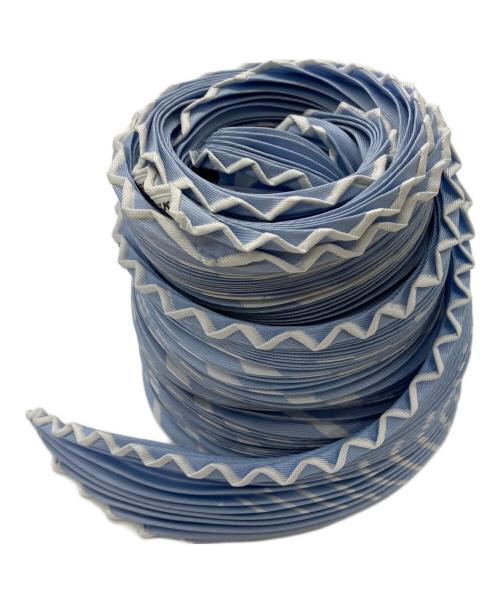 HERMES（エルメス）HERMES (エルメス) カレプリセ90ストライプ ブルーの古着・服飾アイテム