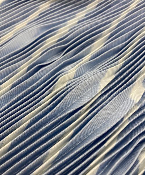 HERMES（エルメス）HERMES (エルメス) カレプリセ90ストライプ ブルーの古着・服飾アイテム