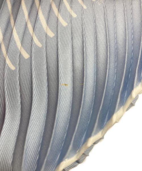 HERMES（エルメス）HERMES (エルメス) カレプリセ90ストライプ ブルーの古着・服飾アイテム