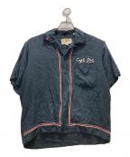 KING LOUIEキングルイ）の古着「ボーリングシャツ」｜ブラック