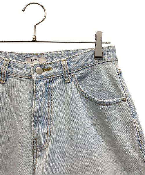 El mar（エルマール）El mar (エルマール) バギーデニムパンツ インディゴ サイズ:Sの古着・服飾アイテム