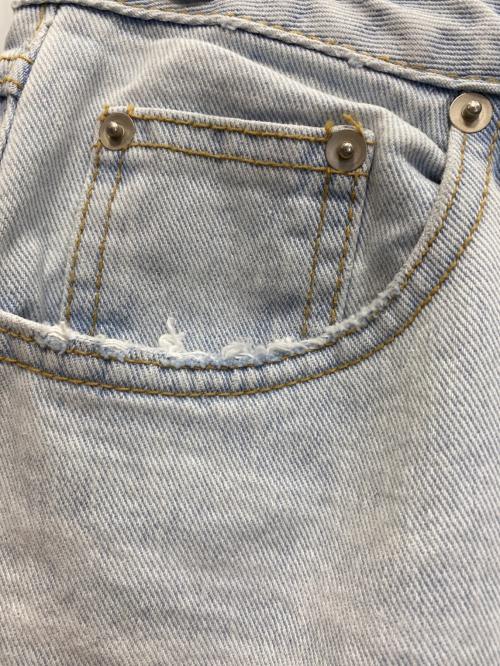 El mar（エルマール）El mar (エルマール) バギーデニムパンツ インディゴ サイズ:Sの古着・服飾アイテム