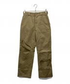 kotohayokozawa×Dickiesコトハヨコザワ×ディッキーズ）の古着「ピープホールパンツ」｜ベージュ