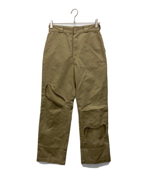 kotohayokozawa（コトハヨコザワ）kotohayokozawa (コトハヨコザワ) Dickies (ディッキーズ) ピープホールパンツ ベージュ サイズ:Sの古着・服飾アイテム