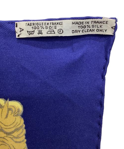 HERMES（エルメス）HERMES (エルメス) カレ90 ブルーの古着・服飾アイテム