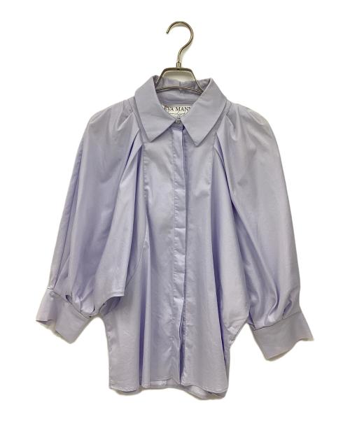 EVA MANN（エヴァ マン）EVA MANN (エヴァ マン) PAULA シャツ ライトブルー サイズ:Mの古着・服飾アイテム