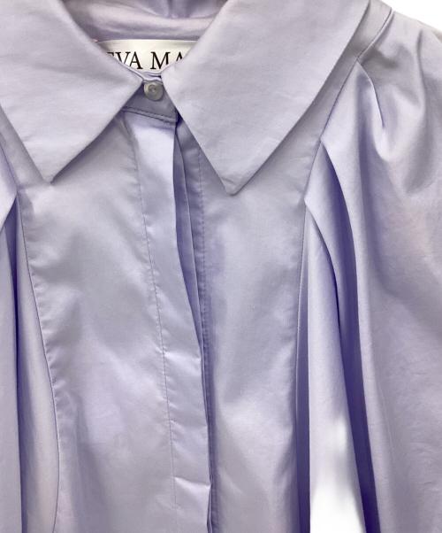 EVA MANN（エヴァ マン）EVA MANN (エヴァ マン) PAULA シャツ ライトブルー サイズ:Mの古着・服飾アイテム