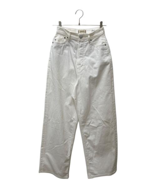 YANUK（ヤヌーク）YANUK (ヤヌーク) JOAN ルーズデニムパンツ　57134228 ホワイト サイズ:24の古着・服飾アイテム