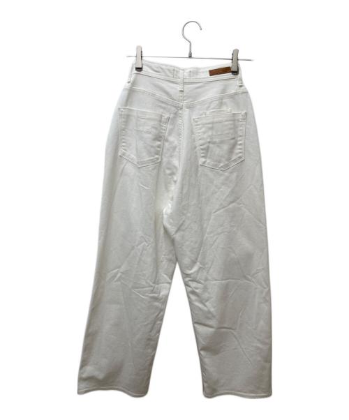 YANUK（ヤヌーク）YANUK (ヤヌーク) JOAN ルーズデニムパンツ　57134228 ホワイト サイズ:24の古着・服飾アイテム