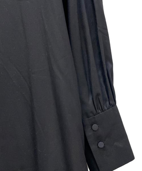 HAVEL studio（ハーヴェル スタジオ）HAVEL STUDIO (ハーヴェル スタジオ) シルクロングワンピース ブラック サイズ:38の古着・服飾アイテム