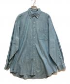 POLO RALPH LAURENポロ・ラルフローレン）の古着「Big Fit Long Sleeve Sport Shirt」｜ライトブルー