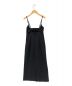 MIESROHE (ミースロエ) ディープネックジャージキャミワンピース ブラック：3000円