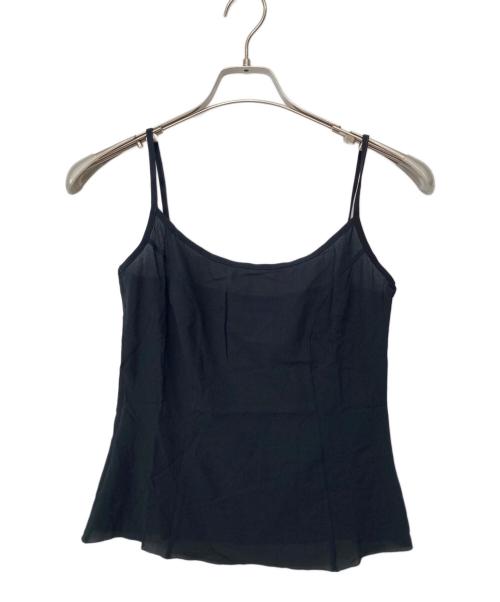 CHANEL（シャネル）CHANEL (シャネル) レースキャミソール ブラック サイズ:38の古着・服飾アイテム