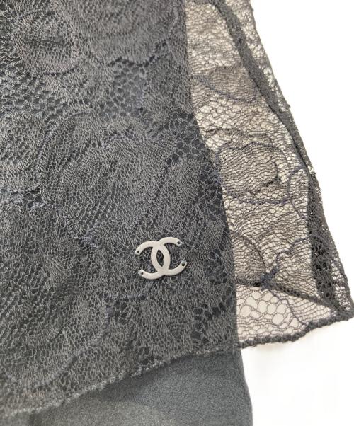 CHANEL（シャネル）CHANEL (シャネル) レースキャミソール ブラック サイズ:38の古着・服飾アイテム