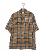 BURBERRYバーバリー）の古着「Vintage Check Twill Shirt」｜ベージュ