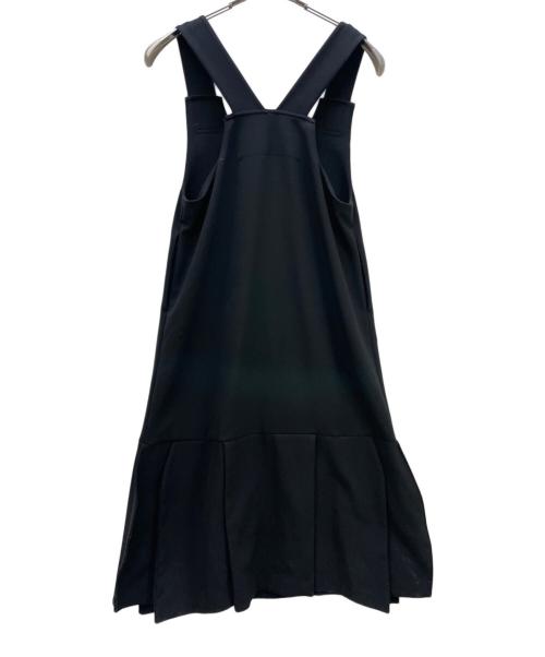 ENFOLD（エンフォルド）ENFOLD (エンフォルド) ダブルクロス1ヘムドレープジャンパースカート ブラック サイズ:38の古着・服飾アイテム